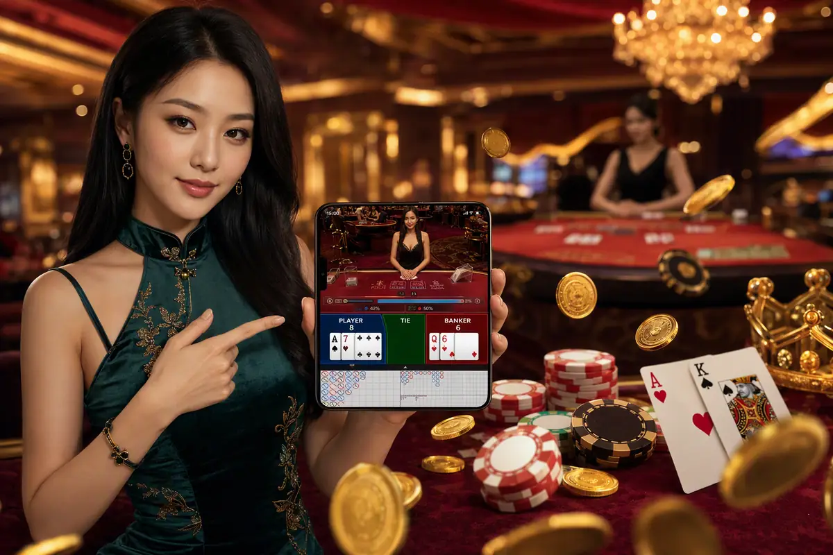 pav88 Casino live dealer meja baccarat